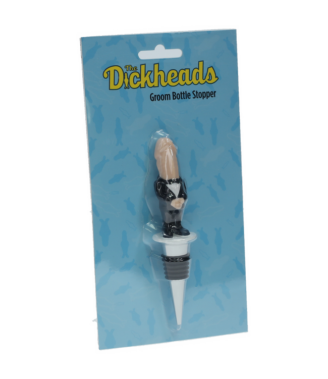 S-Line by Shots Groom Bottle Stopper – Stylish Seal for Fresh Wine & Memorable Events