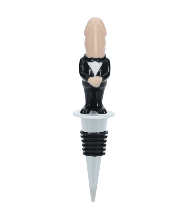 S-Line by Shots Groom Bottle Stopper – Stylish Seal for Fresh Wine & Memorable Events