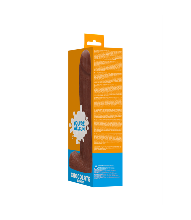 S-Line by Shots S-Line Waszeep XL Met Schuimende Balbasis 18 cm Bruin