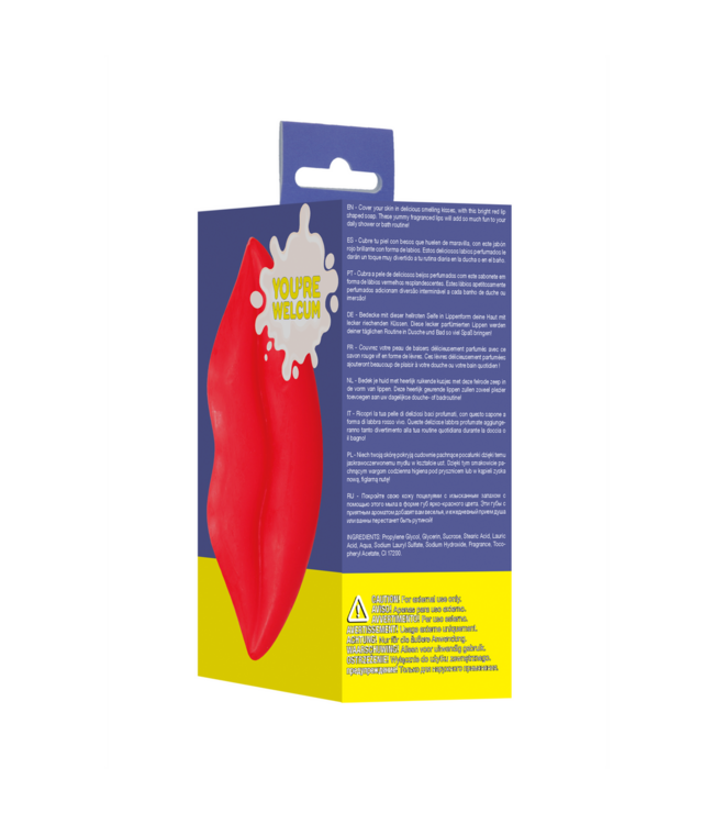 S-Line by Shots Kiss Soap Red Lip Soap | Silky Soft Delight for Daily Care Routine