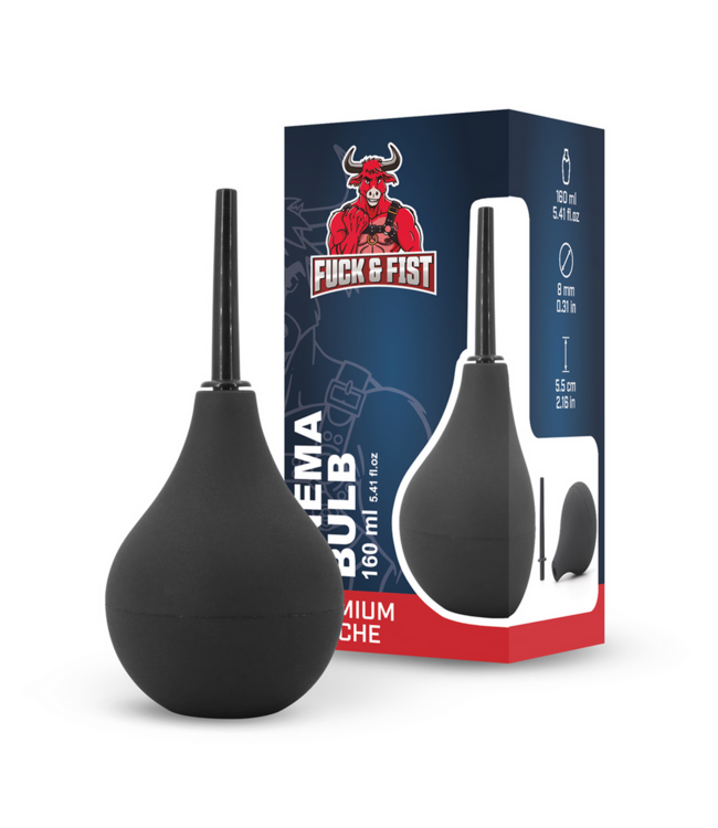 Fuck & Fist Klysma Bol 160 ml Anale Peer Zwart Met ABS Canule Voor Fuck Fist Toy Accessoires
