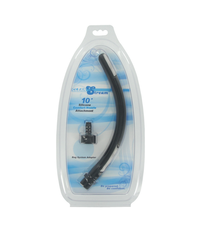 XR Brands CleanStream Silicone Comfort Nozzle - Flexible & Hygienic Cleaning