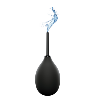 PerfectFitBrand PerfectFitBrand Compacte Zwarte Ergoflo Impulse Anale Douche Waterdicht