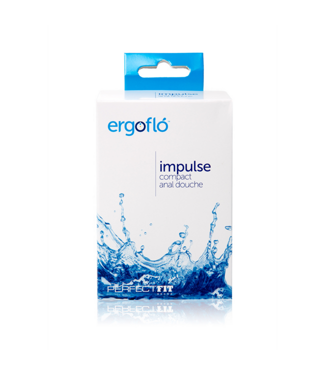 PerfectFitBrand PerfectFitBrand Compacte Zwarte Ergoflo Impulse Anale Douche Waterdicht