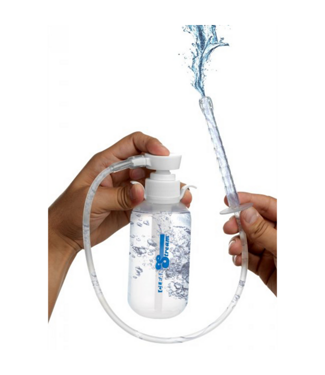 XR Brands Complete Anaaldouche Set Met Pomp En Mondstuk Voor Hygiënische Klysma's