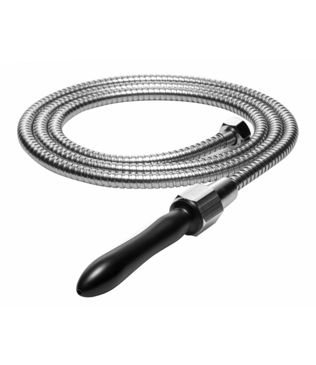 XR Brands Doucheklysma Kit Met Glad Mondstuk En 2 Meter Slang Voor Diepe Reiniging