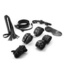 Crushious Crushious 8-Delige Zwarte Bondage Set Met Boeien, Balgag En Blinddoek