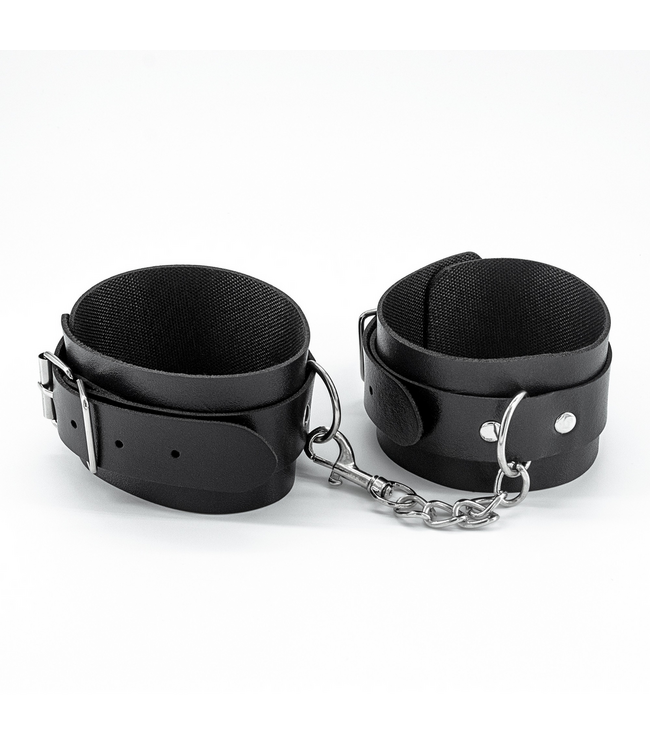 Crushious Crushious 8-Delige Zwarte Bondage Set Met Boeien, Balgag En Blinddoek