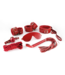 Crushious Crushious BDSM Beginnerskit Rood – 8-Delige Set Met Boeien, Gag En Zweep
