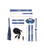 Ouch! Florence Luxury Blue Bondage Kit with Accessories - Ouch!
