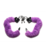 XR Brands Purple Fuzzy Handcuffs - Luxurious Comfort for Safe Bondage Fun