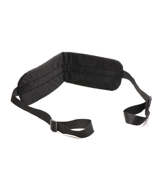 XR Brands Lover's Strap in Black: Stylish, Durable Bondage Tape for Every Occasion