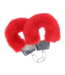 Ouch! Fluffy Handboeien Met Veilig Slot Rood – Comfortabel En Duurzaam