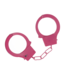 Ouch! Playful Pink Metal Handcuffs with Secure Lock for Intimate Fun
