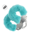 Ouch! Blue Heavy Fluffy Handcuffs - Safe Fun for Playful Adventures