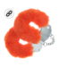 Ouch! Orange Heavy Fluffy Handcuffs - Comfort, Safety & Fun for All Occasions