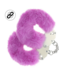 Ouch! Flauschige lila Handschellen | Verspieltes BDSM-Accessoire für Schlafzimmer-Spaß