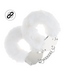 Ouch! Comfortabele Witte Fluffy Handboeien Met Veilig Vergrendelingsmechanisme