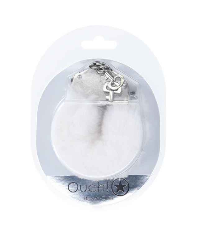 Ouch! Fluffy White Handcuffs – Secure, Comfortable & Playful for All Occasions