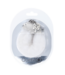 Ouch! Comfortabele Witte Fluffy Handboeien Met Veilig Vergrendelingsmechanisme