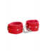 Ouch! Plush Leather Handcuffs - Comfort, Safety, and Adjustable Fit