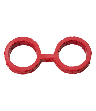 Doc Johnson Silikon-Handschellen Rot | Bequem, sicher und ideal für Bondagespiele