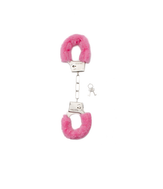 Shots Toys by Shots Roze Fluwelen Handboeien Met Snelontgrendeling Voor Veilig Speelplezier