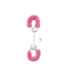 Shots Toys by Shots Roze Fluwelen Handboeien Met Snelontgrendeling Voor Veilig Speelplezier