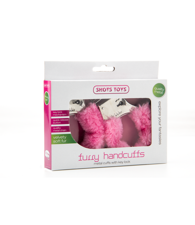 Shots Toys by Shots Verspielte rosa Pelz-Handschellen – sicher, bequem und aufregend!