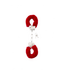 Shots Toys by Shots Red Fur Handcuffs - Safe, Fun & Playful for Adventures and Cosplay