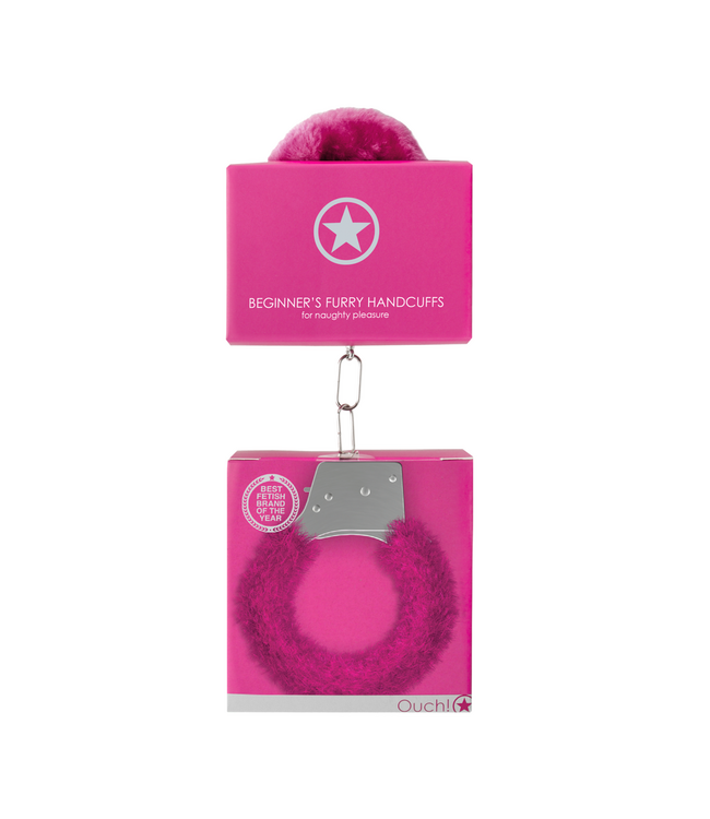 Ouch! Naughty Furry Handcuffs with Quick-Release – Fun for All Occasions!
