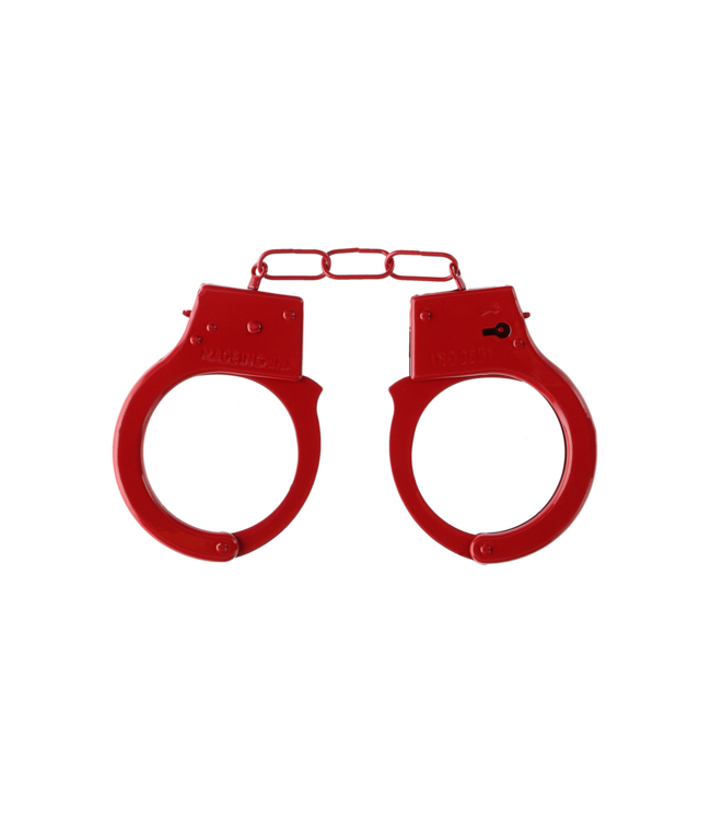 Ouch! Handboeien Met Veiligheidssluiting Rood Van Ouch! By Shots