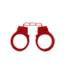 Ouch! Handboeien Met Veiligheidssluiting Rood Van Ouch! By Shots