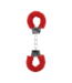 Ouch! Bont Beginner's Furry Handcuffs – Playful Red Cuffs for Fun!