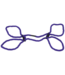 Doc Johnson Doc Johnson 6mm Hennep Bondage Touw Met Slip-Ring Paars – Veilig Comfort