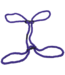 Doc Johnson 6 mm Hanf-Bondage-Seile in Lila – Flexibel, sicher und für alle Level