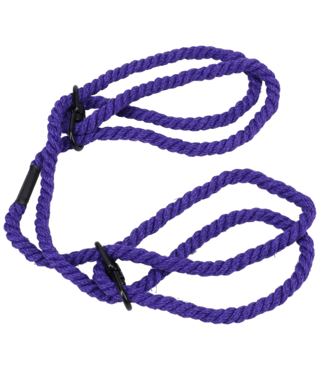 Doc Johnson 6 mm Hanf-Bondage-Seile in Lila – Flexibel, sicher und für alle Level