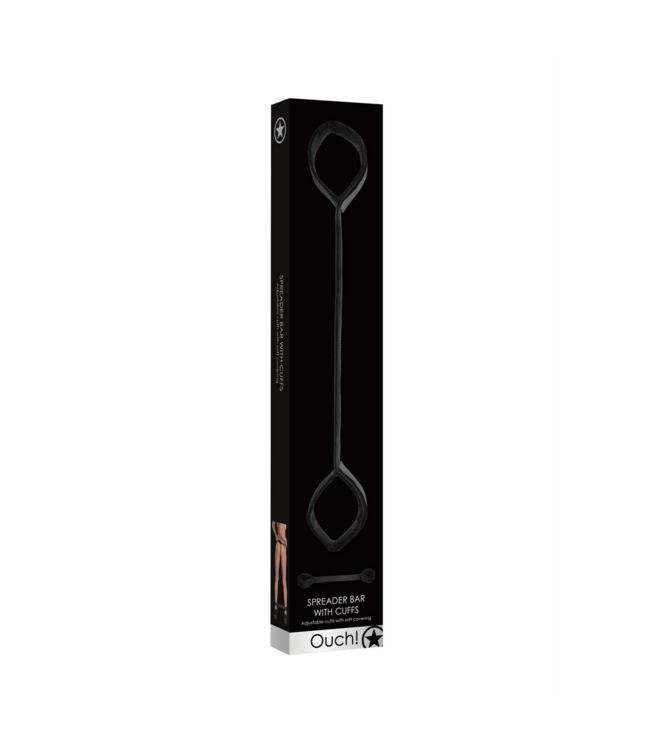 Ouch! Stalen Spreader Bar Met Verstelbare Nylon Boeien Voor Veilige BDSM Controle