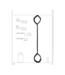 Ouch! Sturdy Spreader Bar with Adjustable Cuffs for BDSM Control & Safety
