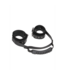 Ouch! Ouch! Comfortable Leather Handcuffs with Handle - Sturdy & Adjustable