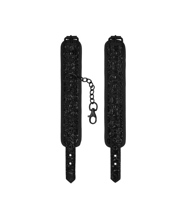 Ouch! Elegant Adjustable BDSM Handcuffs - Stylish Comfort & Safety!