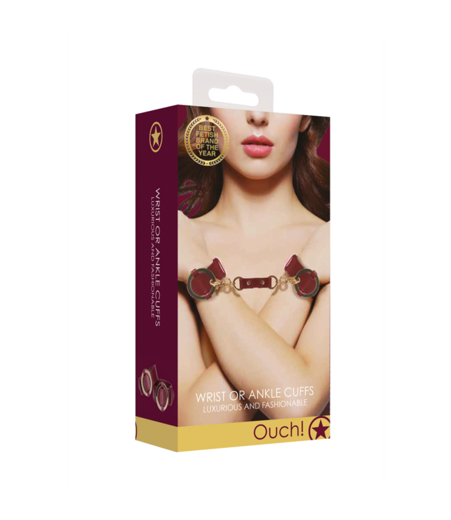 Ouch! Ouch Halo Luxus-Hand- und Fußfesseln | Elegant, verstellbar & verführerisch