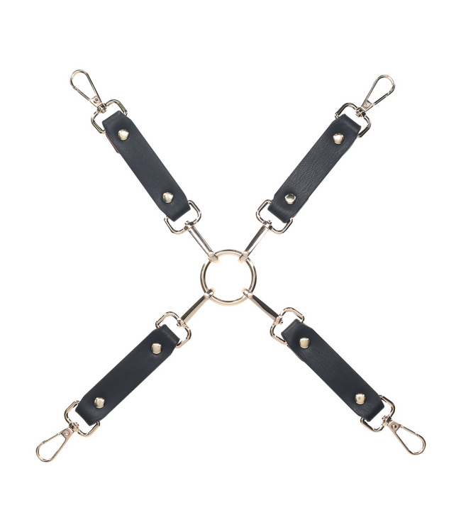 Ouch! Milan Collection Hogtie Set – Stylish Black/Red BDSM Accessories
