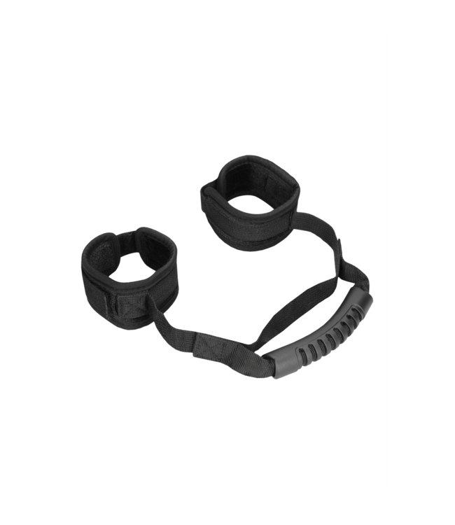 Ouch! Handvat Handboeien Met Verstelbare Polyester Polsbanden – Ouch!