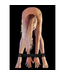 Ouch! Adjustable Black Spreader Bar with Hand and Ankle Cuffs - 70 cm