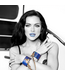 Ouch! Ouch! Florence Handboeien Blauw Van Gelamineerd Leer Met Iriserend Beslag