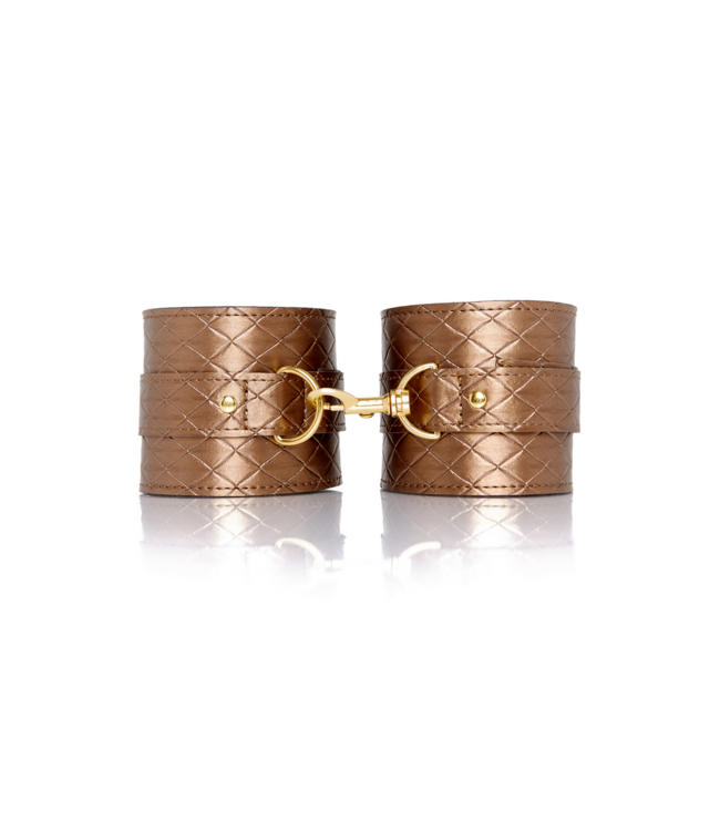 Xplay by Allure Luxurious Gold-Accent Padded Ankle Cuffs | Xplay Fashion Essentials
