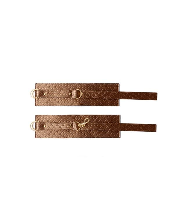 Xplay by Allure Luxurious Gold-Accent Padded Ankle Cuffs | Xplay Fashion Essentials