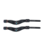 Ouch! Ouch! Venice Luxe Gelamineerde Leer Handboeien Met Iriserende Hardware Zwart