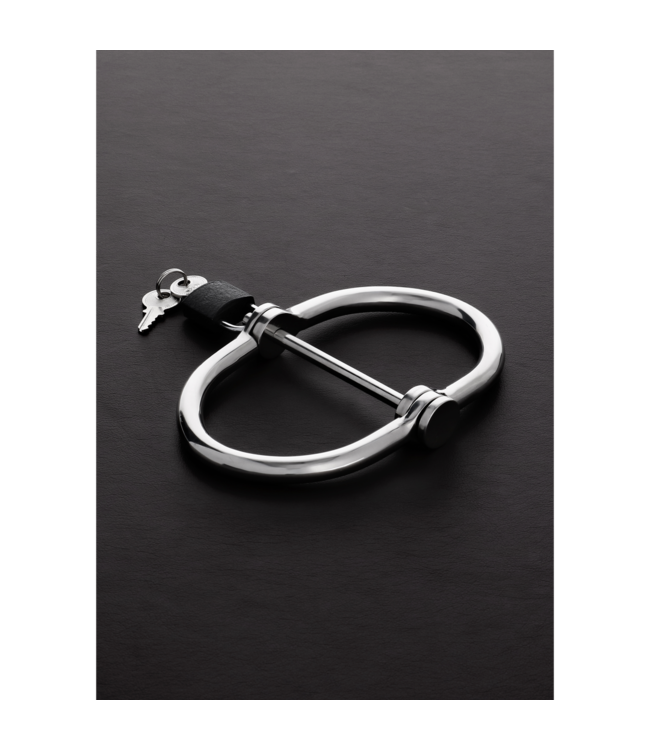 Steel by Shots Durable Stainless Steel D-Handcuffs – Safe & Sturdy for Professionals